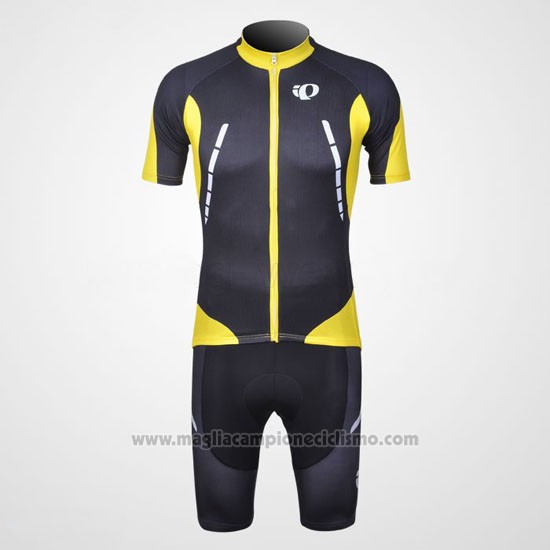 2011 Abbigliamento Ciclismo Pearl Izumi Nero e Giallo Manica Corta e Salopette